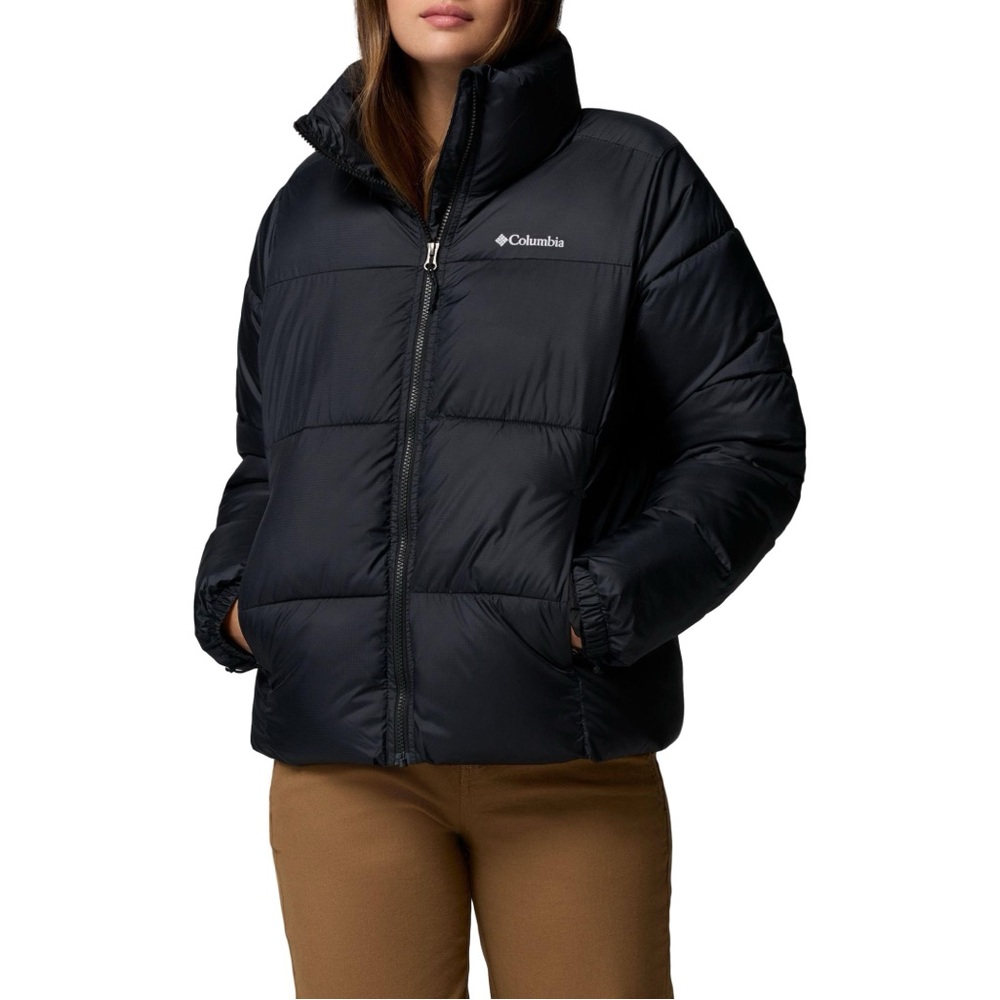 Columbia Black Puffy Down Jacket